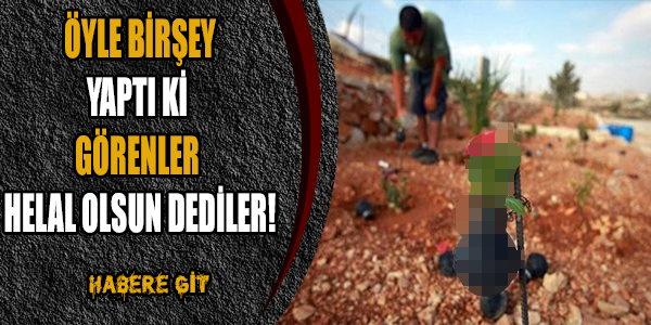Öyle Birşey Yaptı ki Görenler Helal Olsun Dedi!