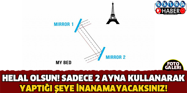 HELAL OLSUN ! SADECE 2 AYNA KULLANARAK YAPTIĞI ŞEYE İNANAMAYACAKSINIZ...