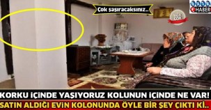 Dairenin içindeki kolondan çıkan şey aileyi şoke etti! Çok şaşıracaksınız!