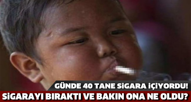 Günde 40 Sigara İçiyordu Sigarayı Bıraktı ve Şimdiki Hali..