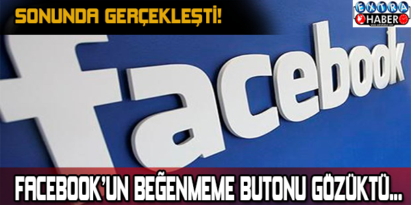 Facebook'un beğenmeme (dislike) butonu göründü !