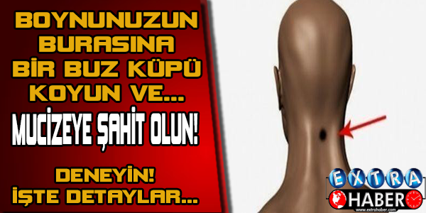 Tam o noktaya buz koyun
