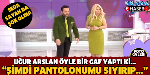 Uğur Arslan Öyle Bir Gaf Yaptı ki.. Stüdyodakiler Dondu Kaldı!