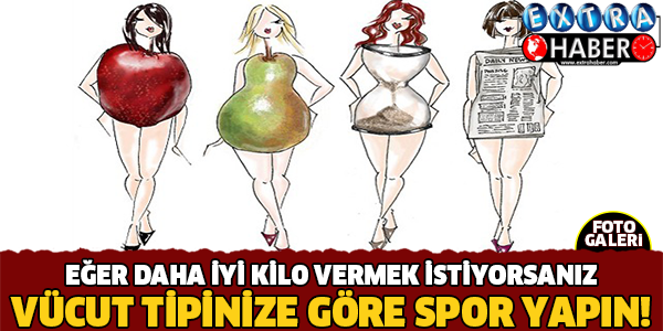 Vücut tipinize göre spor yapmalısınız!