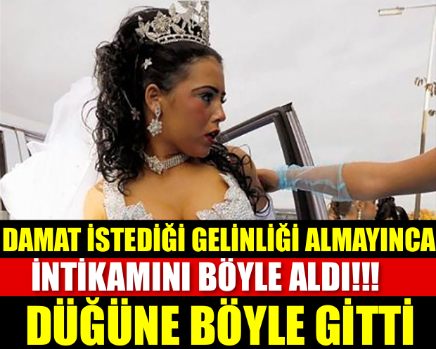 Damat istediği gelinliği almayınca UTANMAZ gelin bakın ne yaptı!! Düğün günü skandal!