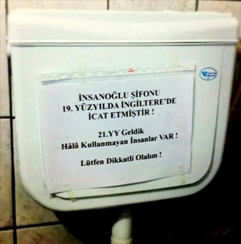 Tuvalete yazılan en komedi yazılar!