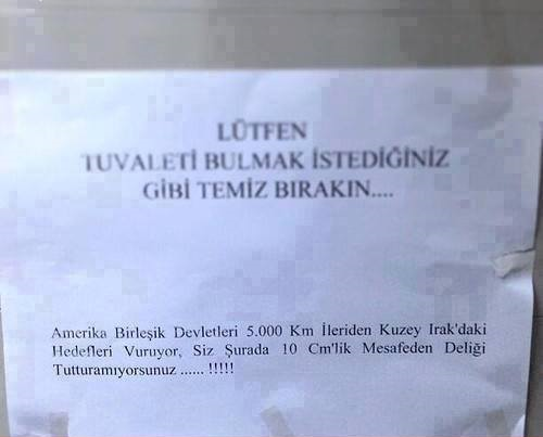Tuvalete yazılan en komedi yazılar!