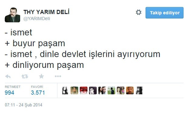 Adı üzerinde yarım deli! Çok güleceksiniz...