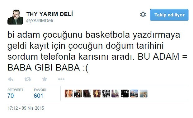 Adı üzerinde yarım deli! Çok güleceksiniz...