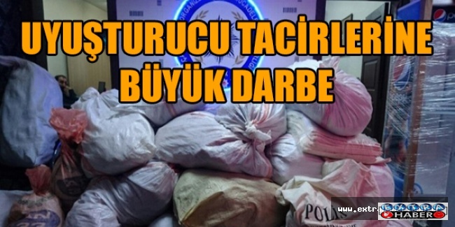 Uyuşturucu tacirlerine büyük darbe