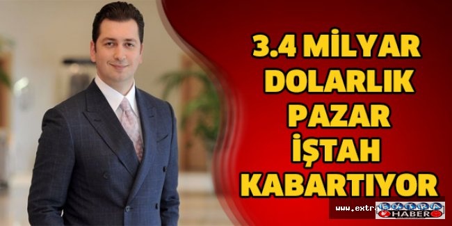3.4 milyar dolarlık pazar iştah kabartıyor
