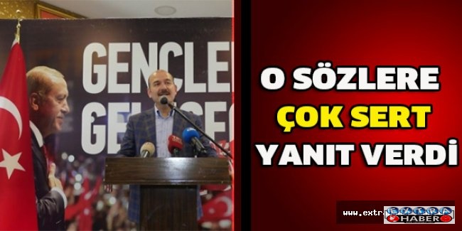 O sözlere çok sert yanıt verdi