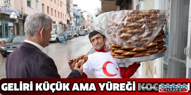 Geliri küçük ama yüreği kocaman