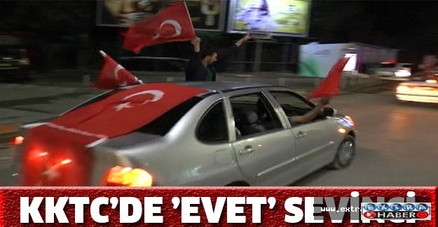 KKTC’de ’evet’ sevinci