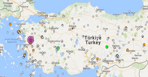 Manisa’da 4.3 büyüklüğünde deprem