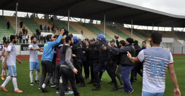 Polis-taraftar gerginliği: 8 gözaltı