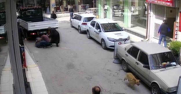 Polis-torbacı kovalamacası kamerada