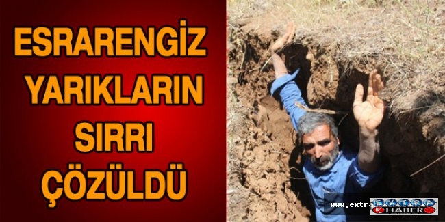 Esrarengiz yarıkların sırrı çözüldü