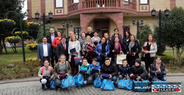 Başkan Alatepe bosnalı öğrencileri ağırladı