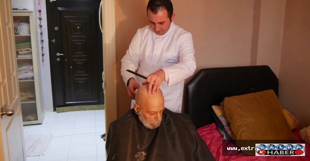 Evde tıraş hizmeti büyük takdir topluyor