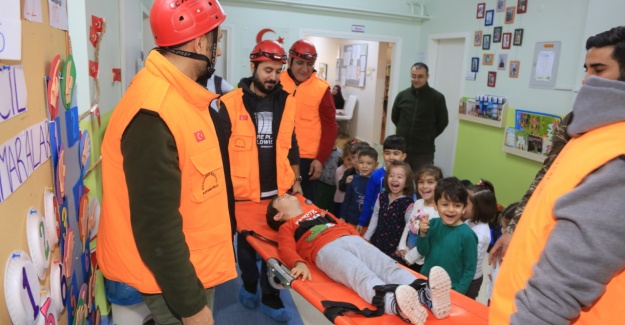 Minikler, Depreme Karşı Bilinçlendirildi