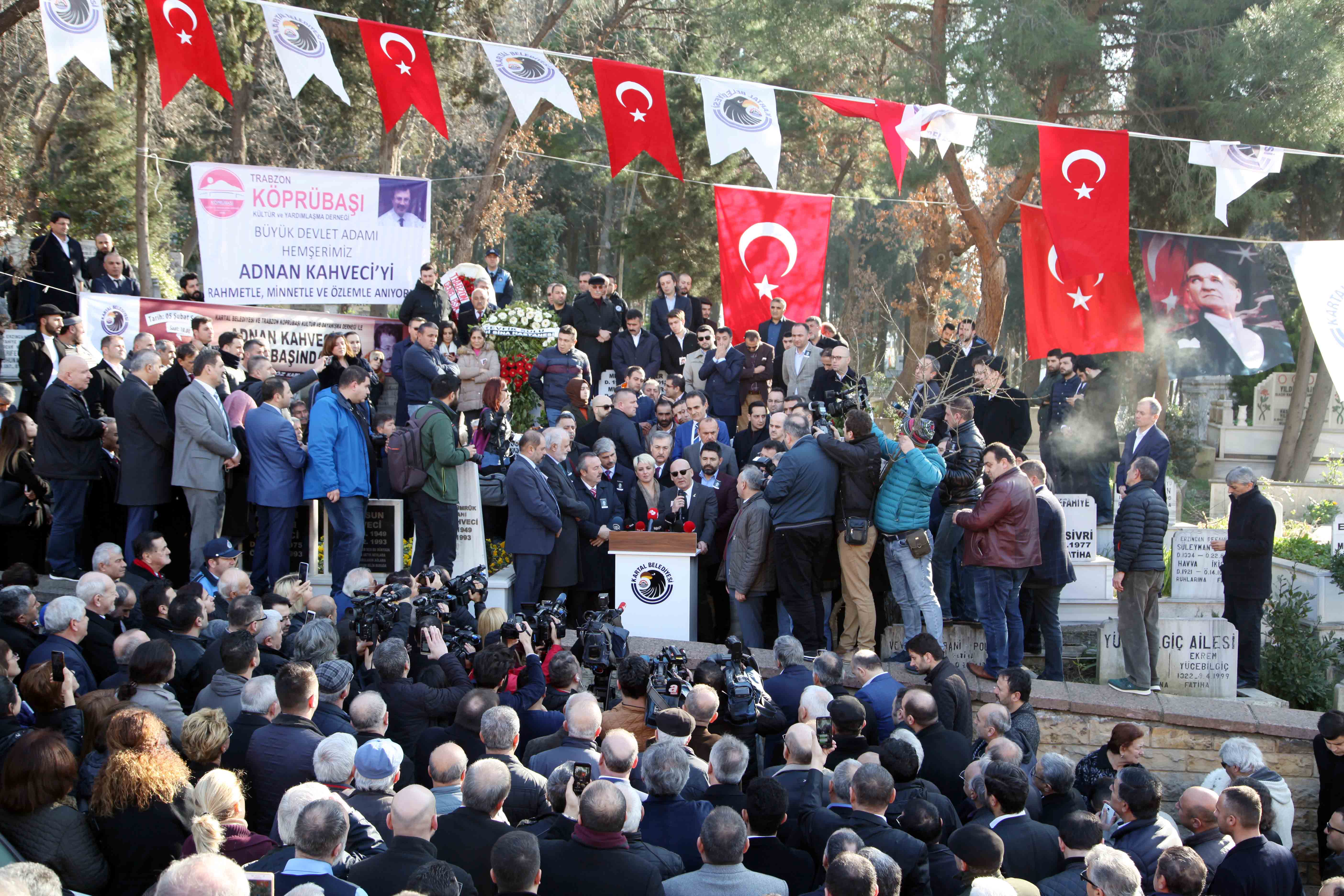Adnan Kahveci Ölüm Yıl Dönümünde Kartal’da Anıldı...