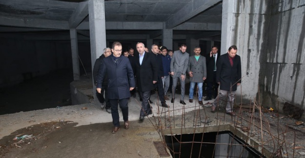 Yeşilpınar Camii Ve Külliyesi İnşaatında İnceleme..