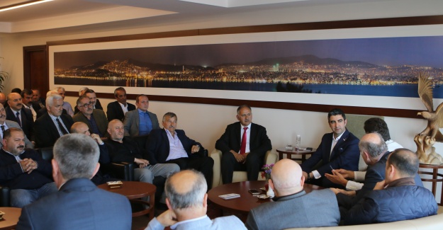 Karadenizliler Tek Yürek Başkan Gökhan Yüksel’i Ziyaret Etti