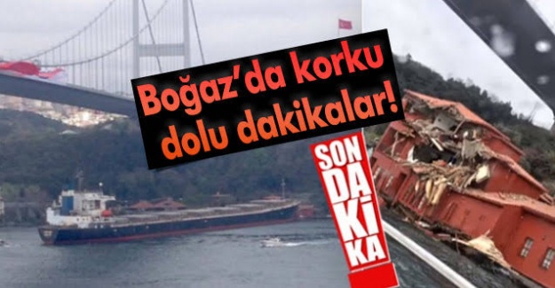 Sarıyer'de dümeni kilitlenen