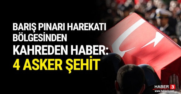 Barış Pınarı Harekât Bölgesinden acı haber!