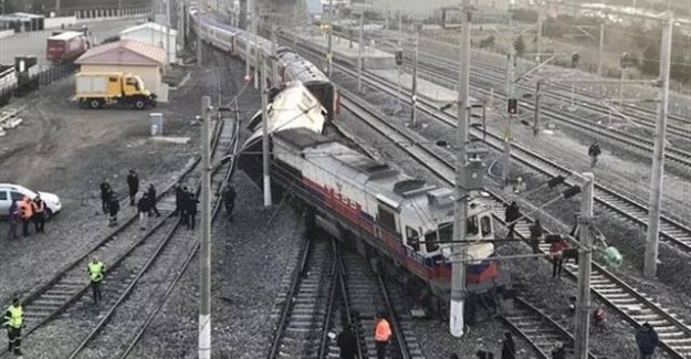 TREN RAYDAN ÇIKTI KORKULAN OLMADI
