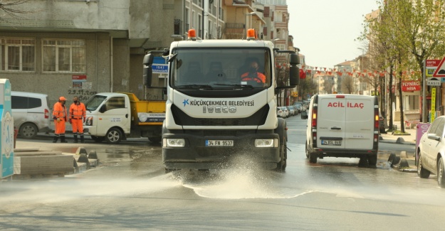 KÜÇÜKÇEKMECE BELEDİYESİ’NDEN KORONAVİRÜS MESAİSİ