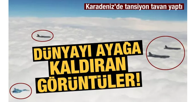ABD ve Ukrayna uçakları birlikte uçuş yaptı, Karadeniz’de tartışmalar başladı