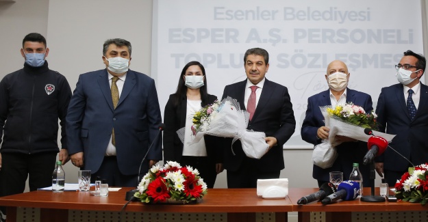 ESENLER BELEDİYESİ’NDE TOPLU SÖZLEŞME SEVİNCİ