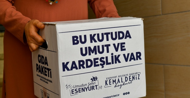 Esenyurt’ta gıda yardımı