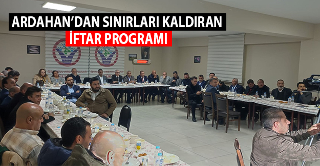 Aday Adaylığı yemeğinde; Siyasi sınırları kaldıran iftar