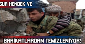 Sur hendek ve barikatlardan temizleniyor