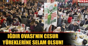 Iğdırlılar salona sığmadı!