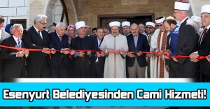 Esenyurt Belediyesinden Cami Hizmeti