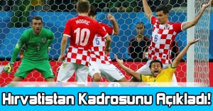 Hırvatistan Kadrosunu Açıkladı