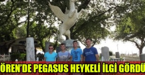 Ören’de Pegasus Heykeli İlgi Gördü