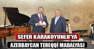 Sefer Karakoyunlu'ya Azerbaycan Tereqqi madalyası