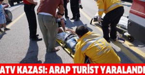 ATV kazası: Arap turist yaralandı