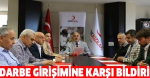Darbe girişimine karşı bildiri