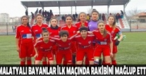 Malatyalı bayanlar ilk maçında rakibini mağlup etti