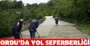 Ordu’da yol seferberliği