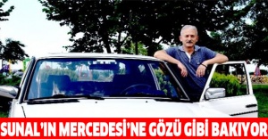 Sunal’ın Mercedesi’ne gözü gibi bakıyor