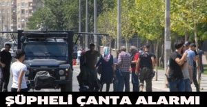 Şüpheli çanta alarmı