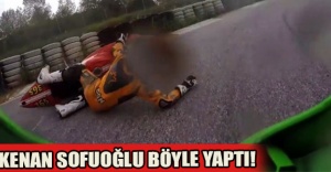 Kenan Sofuoğlu böyle kaza yaptı!
