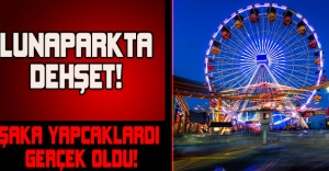 Lunaparkta dehşet! şaka yapcaklardı gerçek oldu!